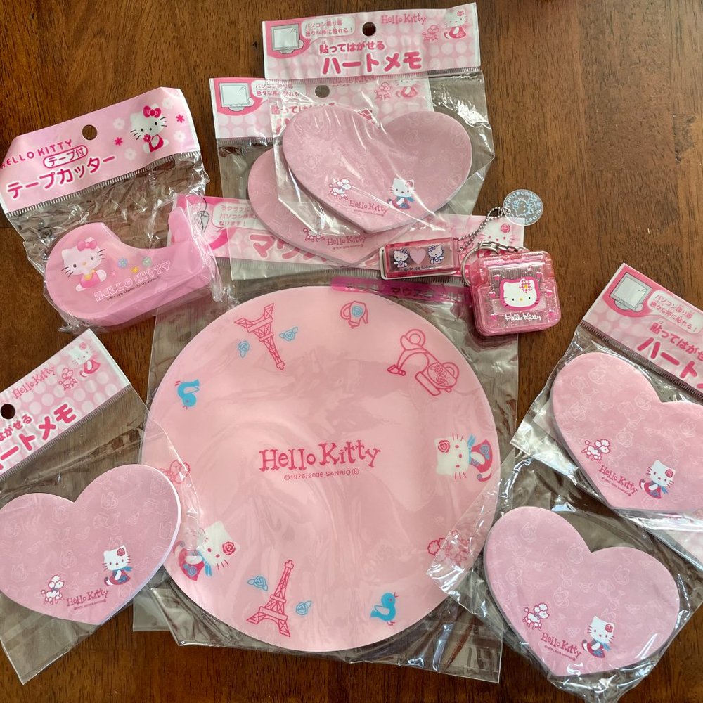 Hello Kitty desk accessories!